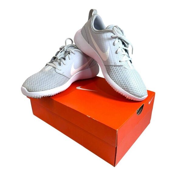 Nike Roshe G Golf Shoes AA1837-002 Men's Size 9 Gray Pure Platinum With Box READ - Picture 2 of 15